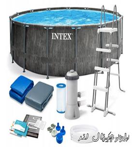 استخر پیش ساخته گرد 457 با ارتفاع 122 اینتکس 26742 intex