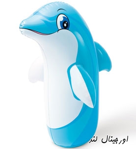 کیسه بوکس بادی کودک طرح دلفین اینتکس 44669 intex