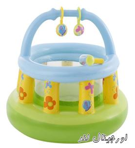 گهواره بادی کودک گرد اینتکس کد 48474 intex