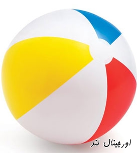 توپ بادی سه رنگ قطر 51 اینتکس 59020 intex