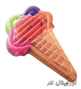 تشک بادی روی آب بستنی قیفی کد 43183 Bestway