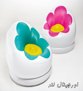 مبل بادی طرح گل اینتکس کد 68574 intex