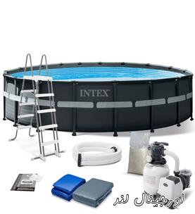 استخر پیش ساخته اینتکس دایره ای 549 سانتی با عمق زیاد کد 26330 intex