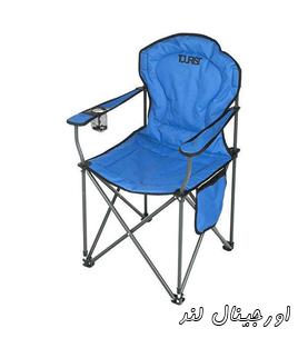 صندلی مسافرتی آبی رنگ توریست طرح 13