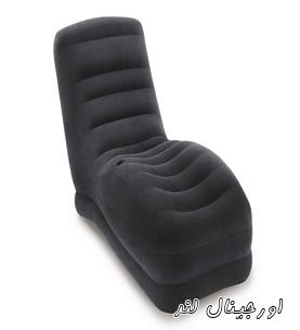 مبل بادی شیب دار مخمل اینتکس کد 68595 intex