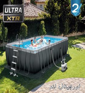 استخر پیش ساخته 7 متری اینتکس با تجهیزات کامل کد 26364 intex