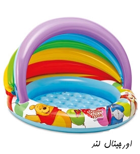 استخر بادی سایبان دار کودک اینتکس طرح پو 57424 intex