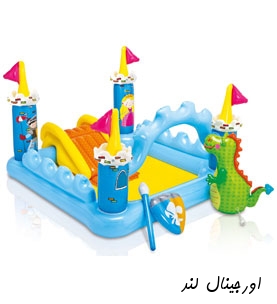 قیمت استخر بادی سرسره دار کودک اینتکس 57138 intex