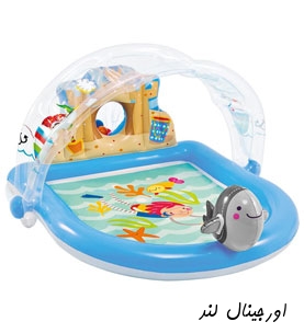 استخر بادی کودک دلفین دار اینتکس 57421 intex