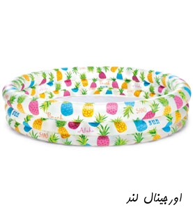 استخر بادی قطر 132طرح آناناس اینتکس کد intex 59431
