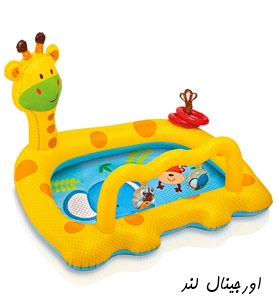استخر بادی کودک زرافه ای اینتکس 57105 intex