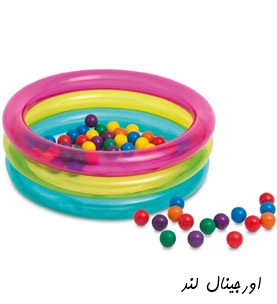 استخر توپ بادی کودک اینتکس 48674 intex