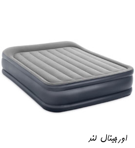 تخت بادی دو نفره رویه خاکستری اینتکس 2021 کد 64136 intex