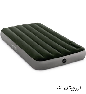 تشک بادی یک نفره با پمپ پایی اینتکس کد 64761 intex