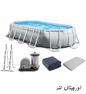 استخر پیش ساخته 5 متری اینتکس 503*274*122 فول کد 26796 intex
