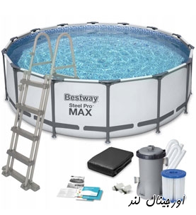 استخر پیش ساخته خانوادگی 457*122 کامل کد 56438 Bestway