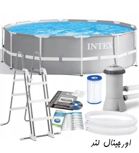 استخر پیش ساخته گرد خانگی اینتکس 366*99 فول کد 26716 intex