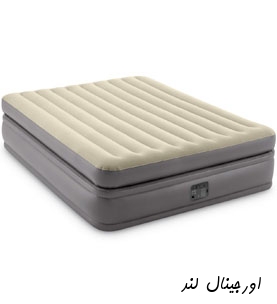 تخت بادی دو نفره کرم اینتکس کد 64164 intex
