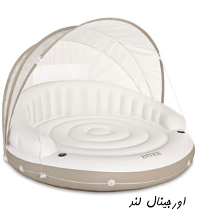تخت بادی روی آب سایبان دار اینتکس کد 58292 intex