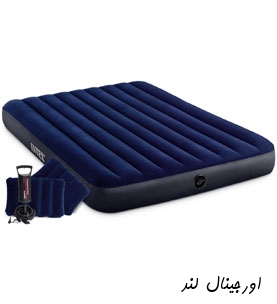خرید تشک بادی دو نفره با پمپ و بالش اینتکس 64765 intex