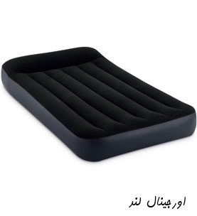 تشک بادی یک نفره اینتکس با پمپ برقی سرخود کد 64146 intex