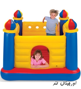 جامپینگ بادی کودک طرح قلعه اینتکس کد 48259 intex