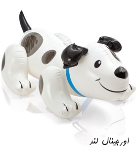 شناور بادی روی آب کودک طرح سگ اینتکس کد 57521 intex